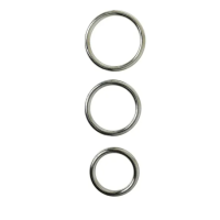 SPORTSHEETS SEAMLESS METAL O-RING 3 PACK